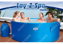 54113 Бассейн СПА с эффектом джакузи Lay-Z-Spa Monaco Bestway 54113 201х69см