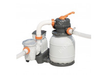 Круглый каркасный бассейн Bestway 427х122см+фильтр-насос, лестница, тент, 5612X